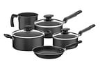 Jogo de Panelas Tramontina Antiaderente Grafite 5 Peças Loreto