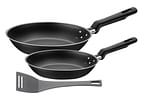 Conjunto de Frigideiras Antiaderente Tramontina de Alumínio Loreto Grafite 3 Peças