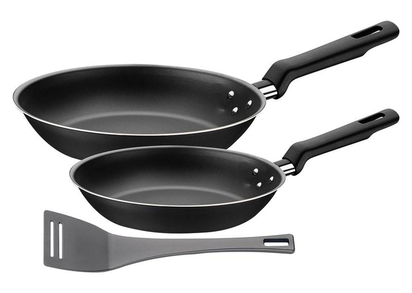 Conjunto de Frigideiras Antiaderente Tramontina de Alumínio Loreto Grafite 3 Peças
