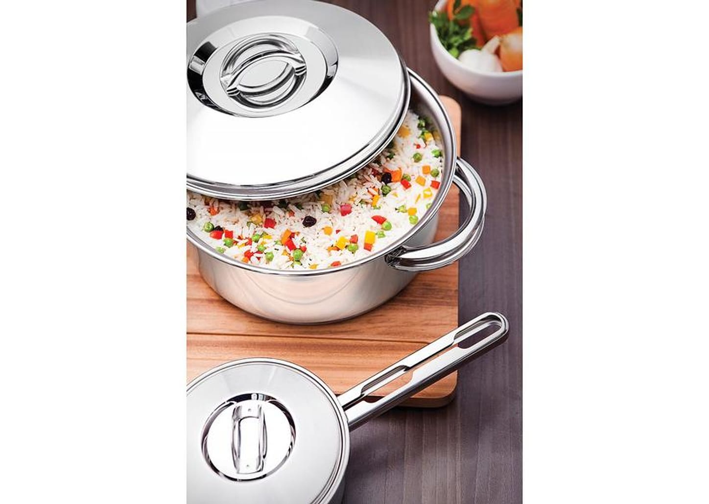 Caçarola Tramontina Inox com Tampa - Solar 62503/160