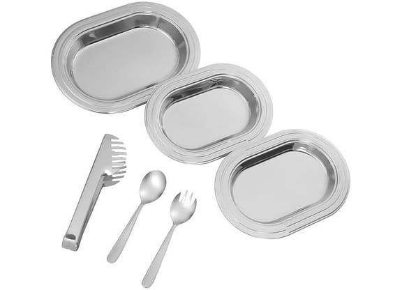 Conjunto de Baixelas Tramontina Inox 6 Peças - Convida Ciclo