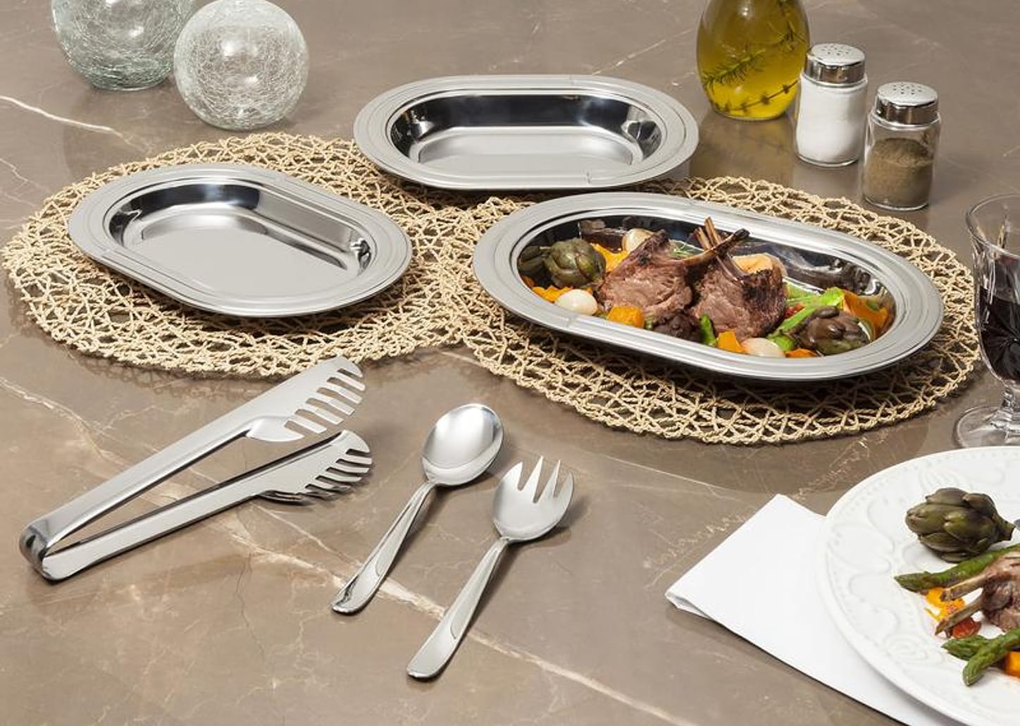 Conjunto de Baixelas Tramontina Inox 6 Peças - Convida Ciclo