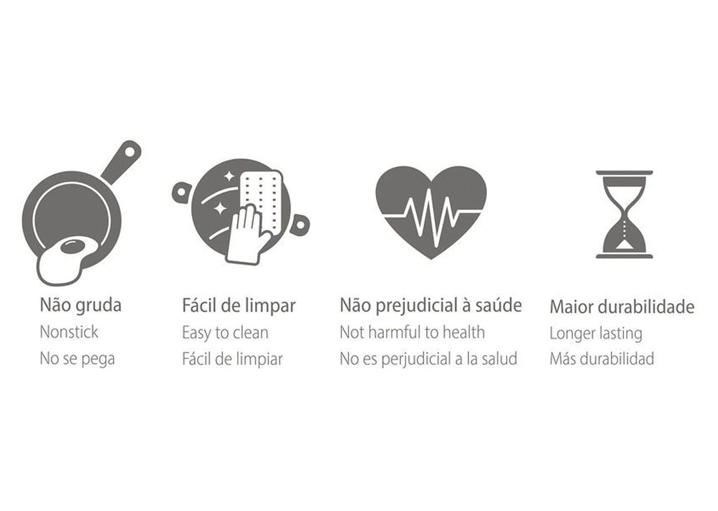 Forma para Bolo de Alumínio Antiaderente Coração - Fundo Removível 24cm Tramontina Brasil