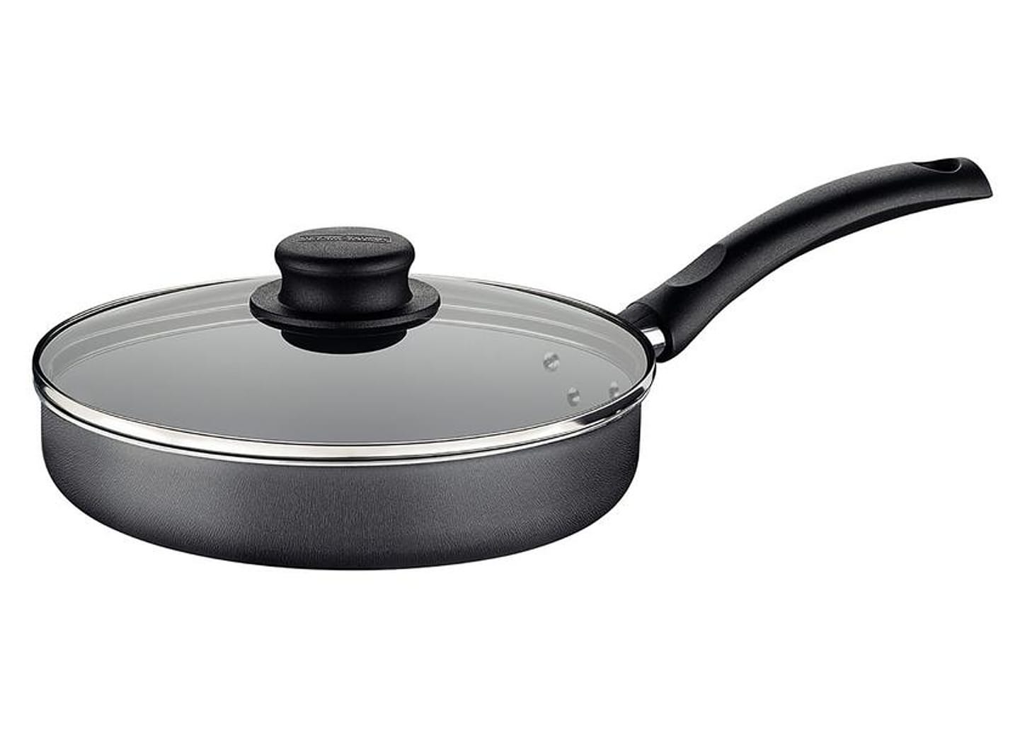 Frigideira Antiaderente Tramontina de Alumínio com Tampa Turim Chumbo 22cm