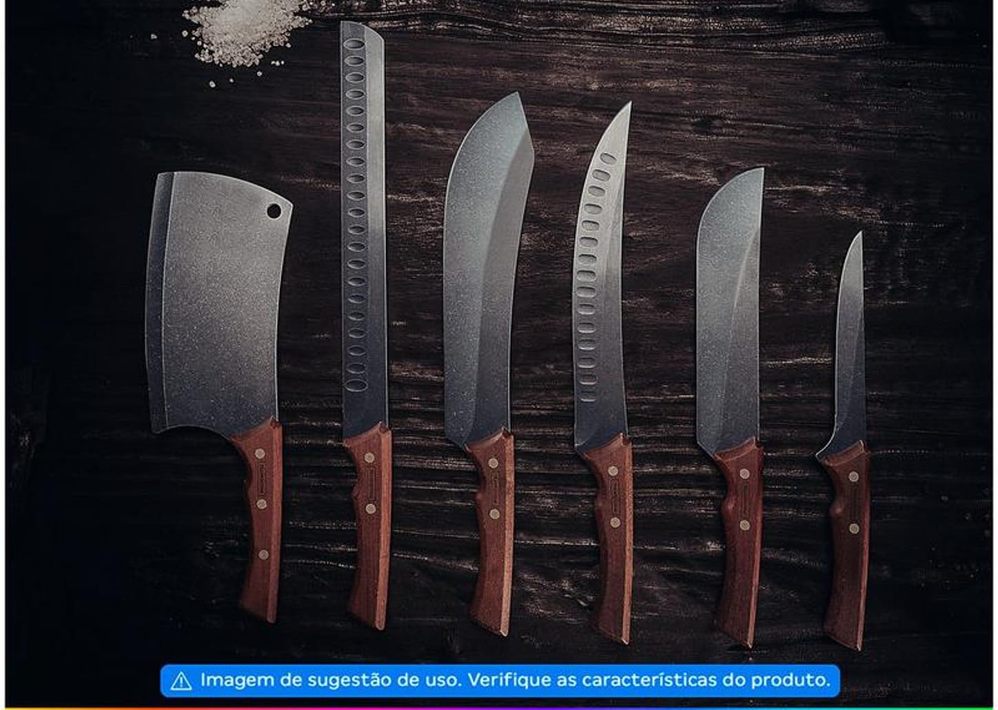 Faca para Carnes Tramontina Inox 6” - Churrasco Black 22840106