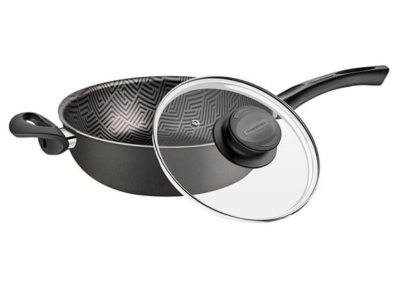 Frigideira Antiaderente Tramontina de Alumínio Paris Chumbo 24cm