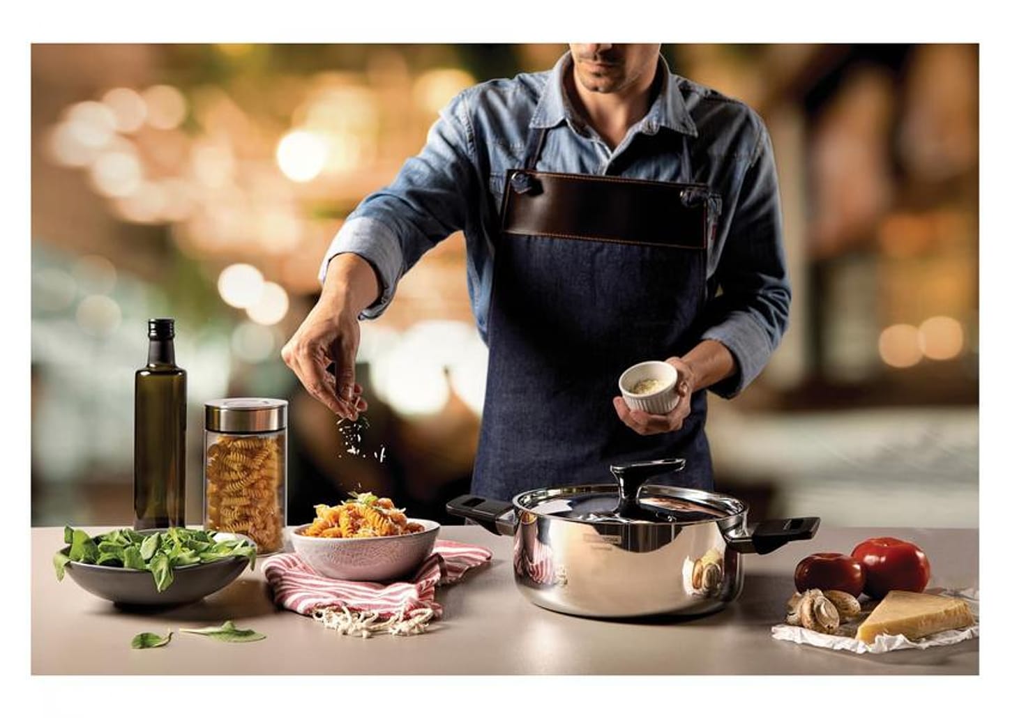 Caçarola Tramontina Fundo Triplo 4,4L 24cm Grano Baquelite