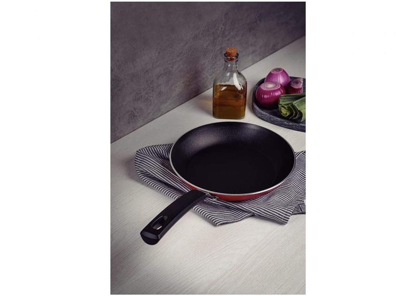 Frigideira Antiaderente de Alumínio Sicília Vermelha 28cm