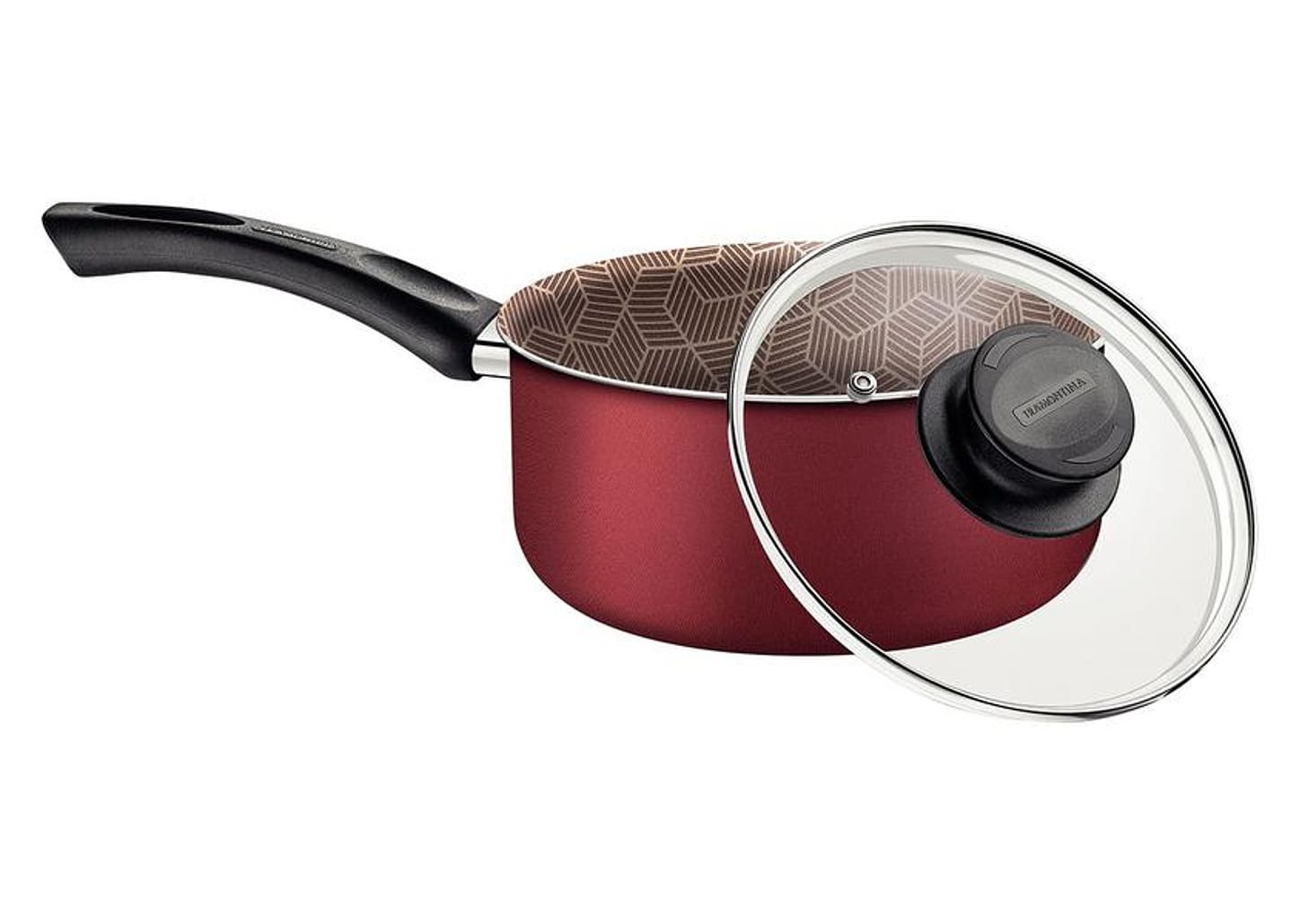 Panela Tramontina Paris Antiaderente de Alumínio Vermelho 22cm