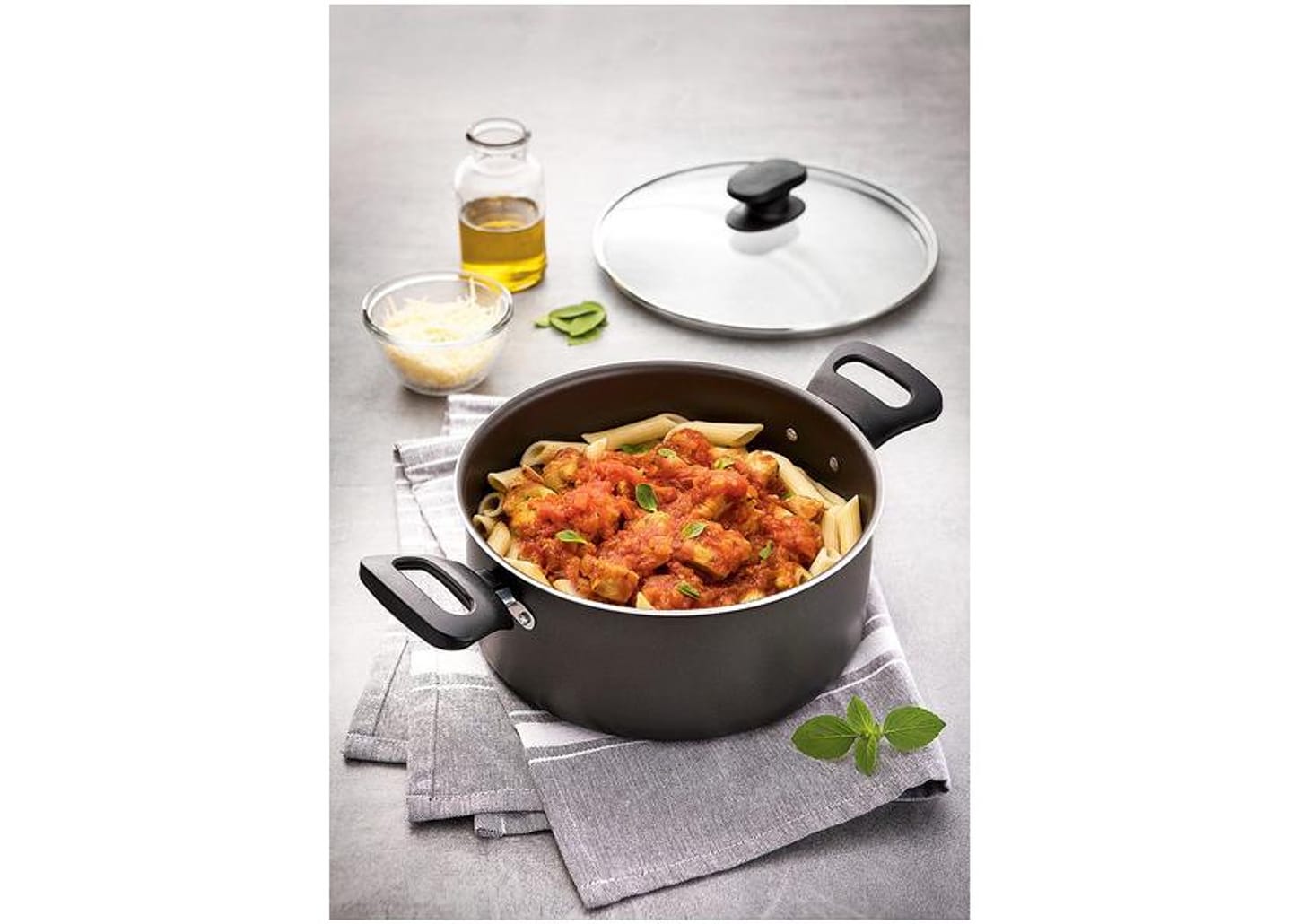 Caçarola Tramontina Antiaderente Grafite 2,8L 20cm Loreto 20382020