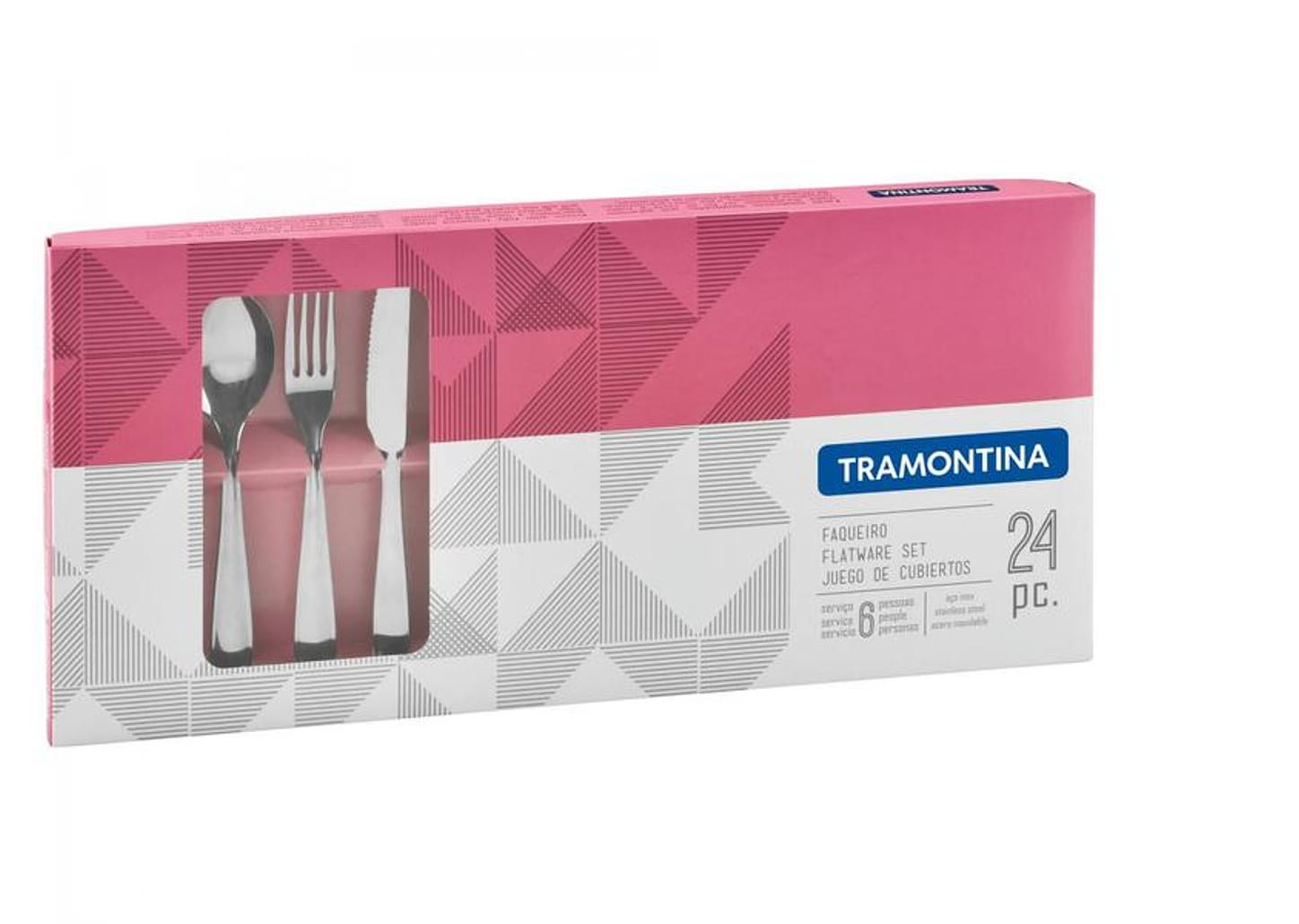 Faqueiro Tramontina Inox Laguna 24 Peças