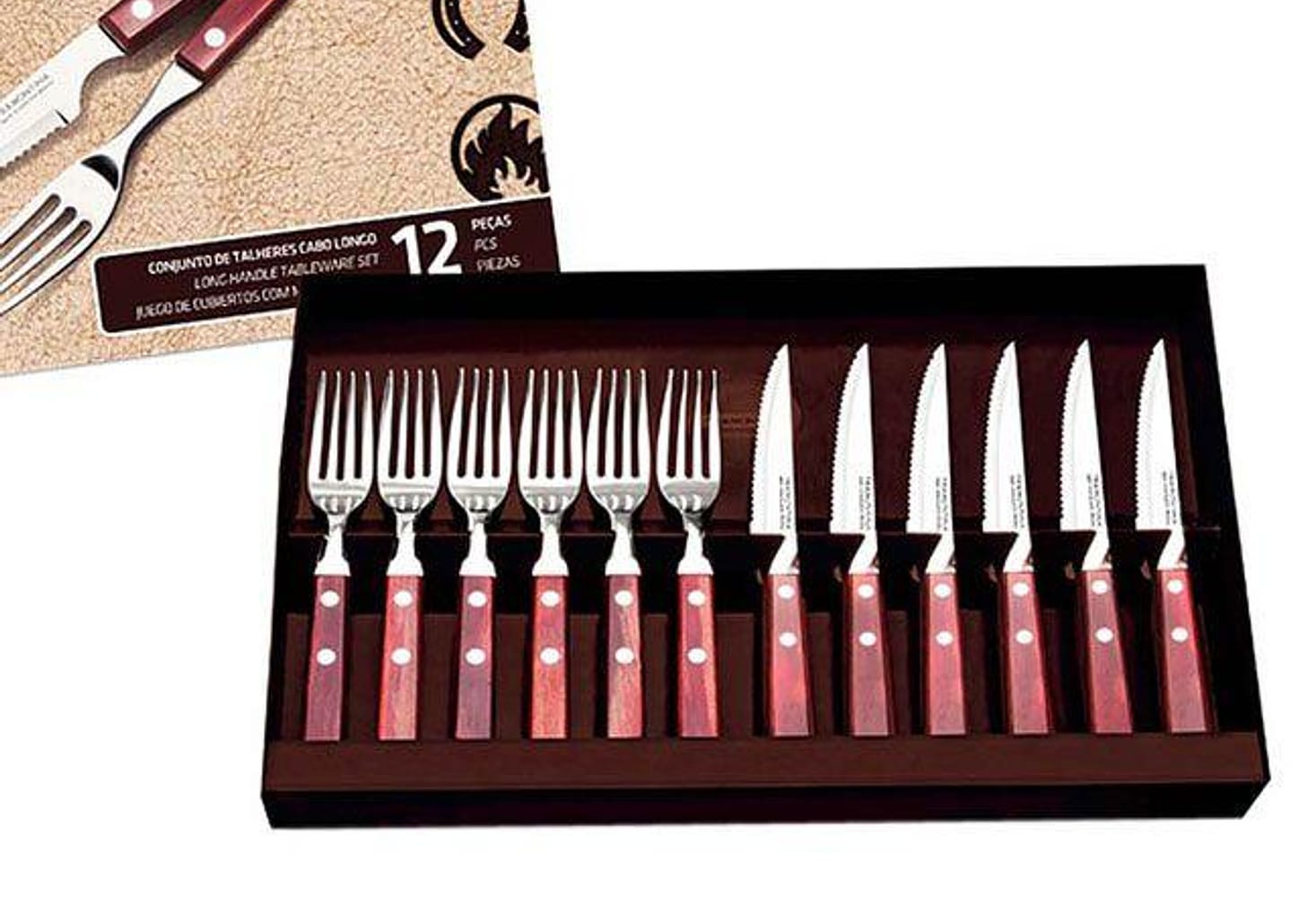 Kit Churrasco 12 Peças - Tramontina Polywood