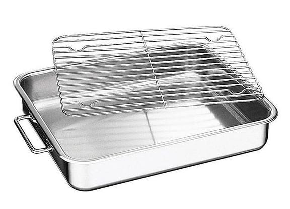 Assadeira Tramontina Retangular de Aço - Service 61409/340