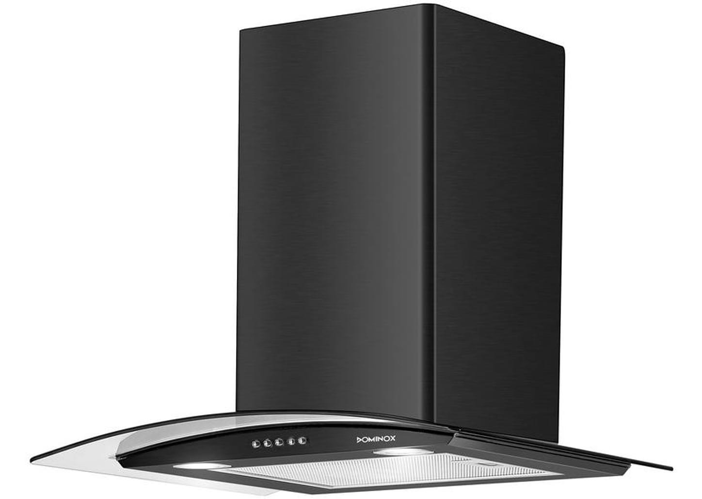 Coifa de Parede Dominox 60cm 4 Bocas - Inox 3 Velocidades Arketto Black