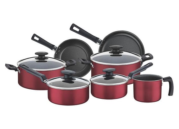 Conjunto de Panelas Tramontina Bergamo 20399/783 - Alumínio 7 Peças