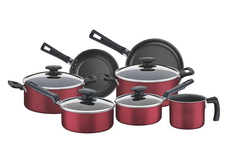 Conjunto de Panelas Tramontina Bergamo 20399/783 - Alumínio 7 Peças