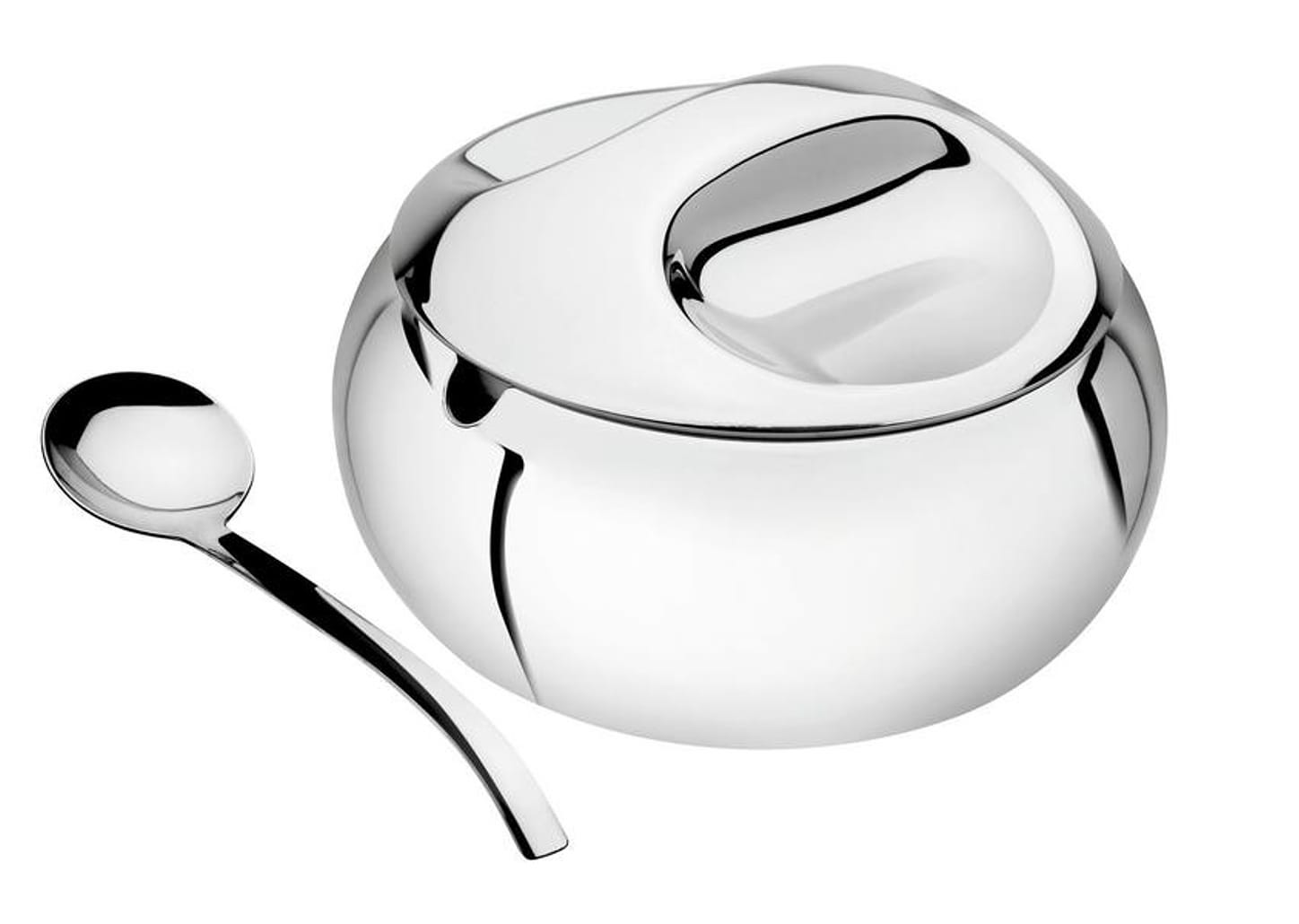 Farinheira Inox 1,1L Tramontina Service com Colher 2 Peças