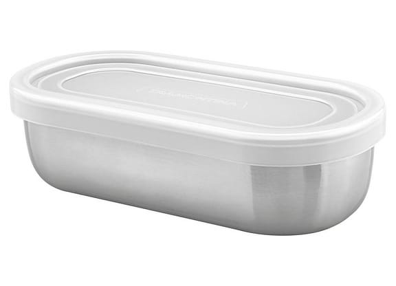 Pote de Inox Tramontina com Tampa Retangular 400ml Freezinox