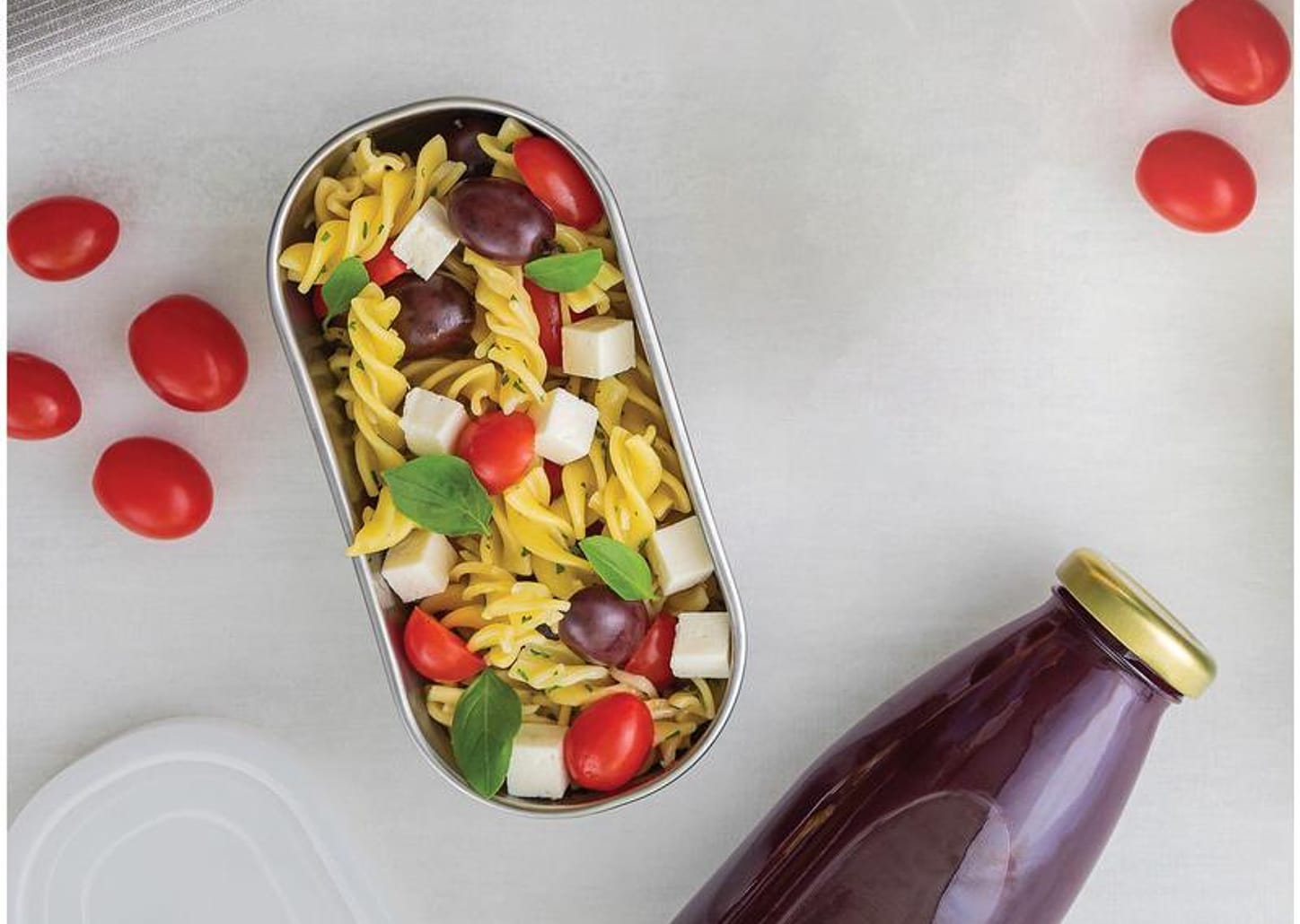 Pote de Inox Tramontina com Tampa Retangular 400ml Freezinox