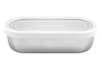 Pote de Inox Tramontina com Tampa Retangular 400ml Freezinox