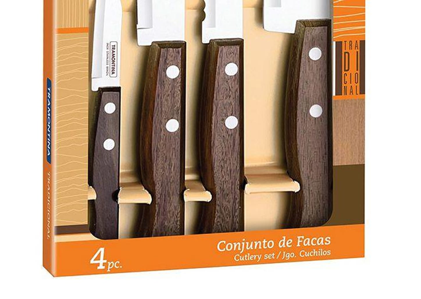 Jogo de Facas 4 Peças - Tramontina 22299/041