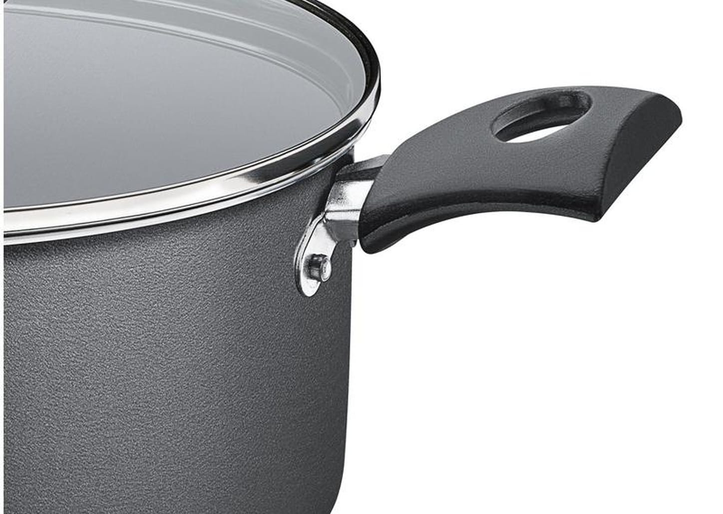 Caçarola Tramontina Antiaderente com Tampa Chumbo 2L 18cm Turim