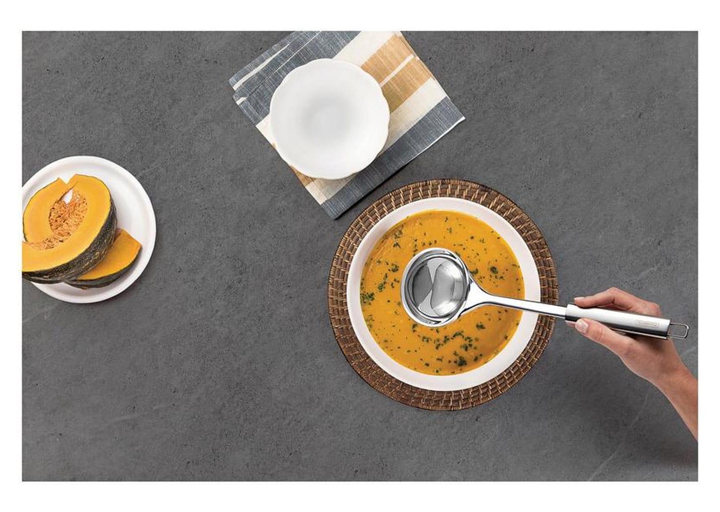 Concha Terrina para Feijão e Caldos Inox - Tramontina Marffim 33cm