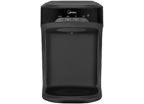 Purificador de Água Midea de Mesa e Parede - Eletrônico Preto PBTBNB Água Gelada e Natural