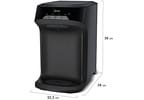 Purificador de Água Midea de Mesa e Parede - Eletrônico Preto PBTBNB Água Gelada e Natural