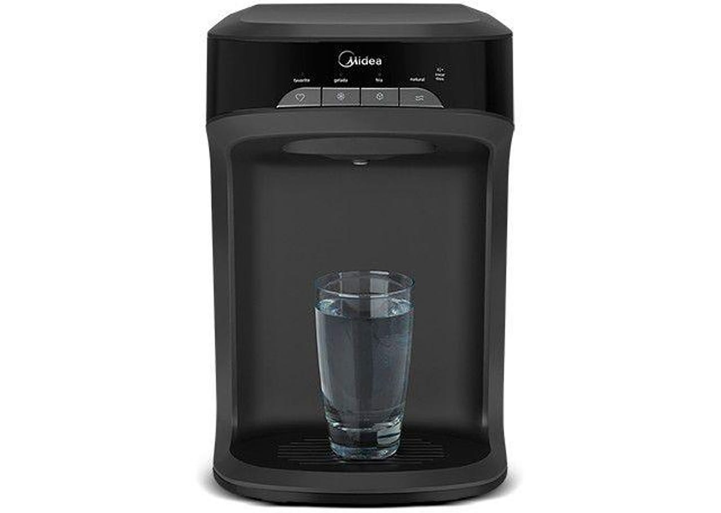 Purificador de Água Midea de Mesa e Parede - Eletrônico Preto PBTBNB Água Gelada e Natural