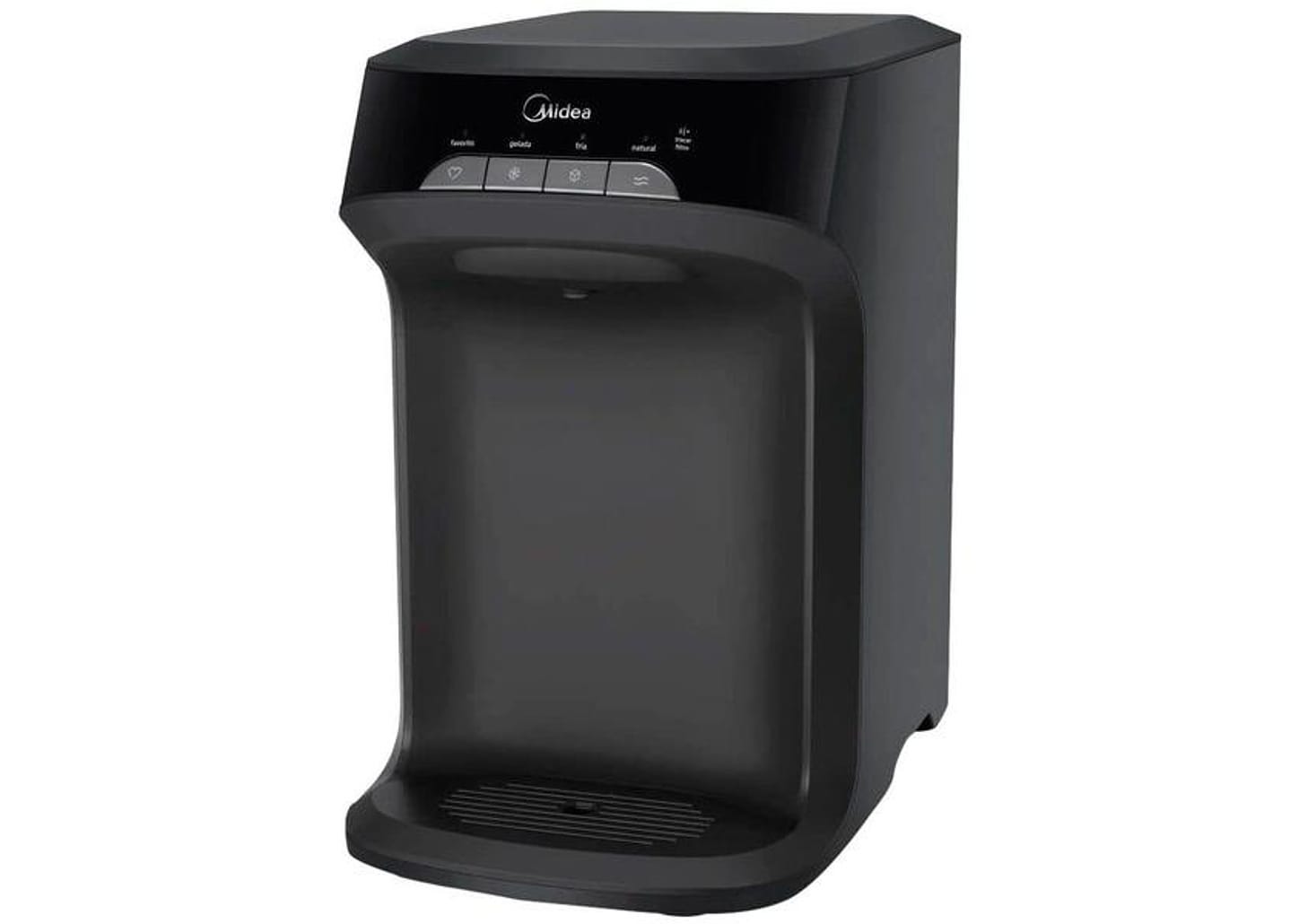 Purificador de Água Midea de Mesa e Parede - Eletrônico Preto PBTBNB Água Gelada e Natural
