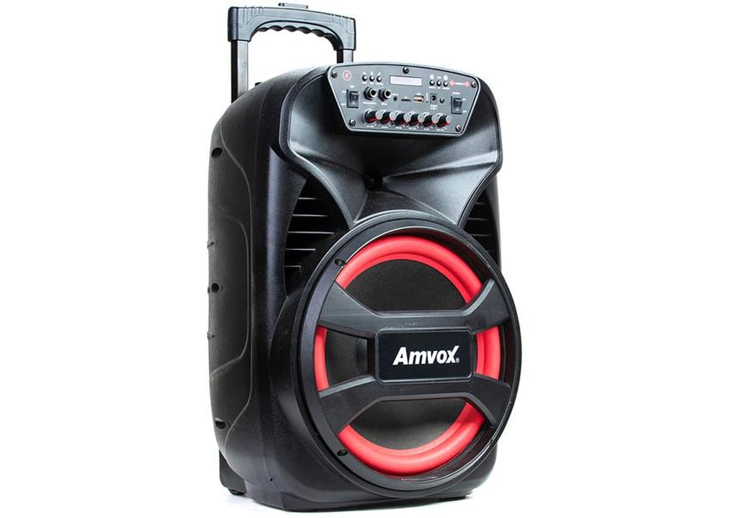 Caixa de Som Amvox Aca 480 Viper II Bluetooth - Ativa 480W 12" USB com Tweeter
