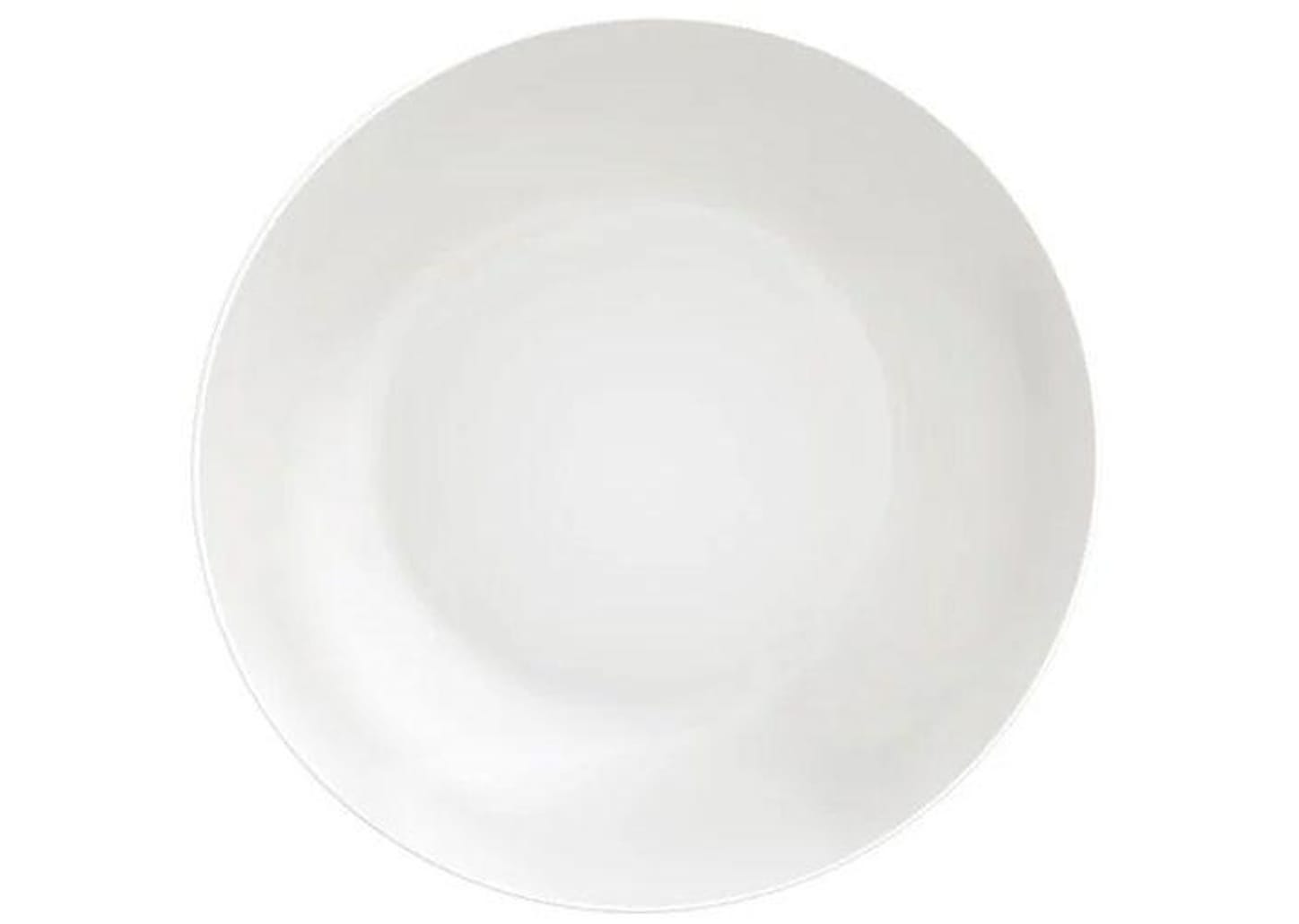 Jogo de Pratos Redondo de Porcelana Branco - Tramontina Leonora 12 Peças