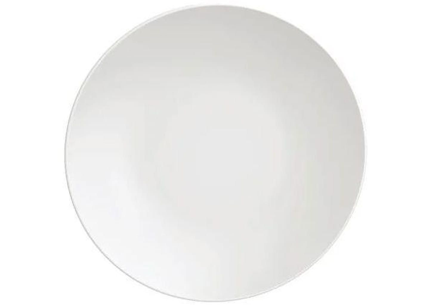 Jogo de Pratos Redondo de Porcelana Branco - Tramontina Leonora 12 Peças