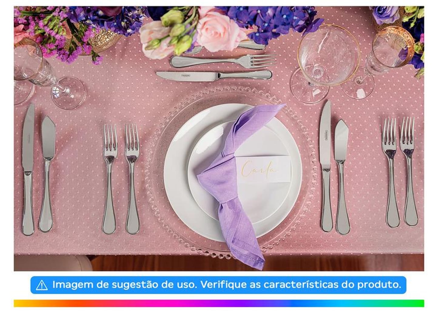 Jogo de Pratos Redondo de Porcelana Branco de Porcelana Tramontina Leonora 6 Peças