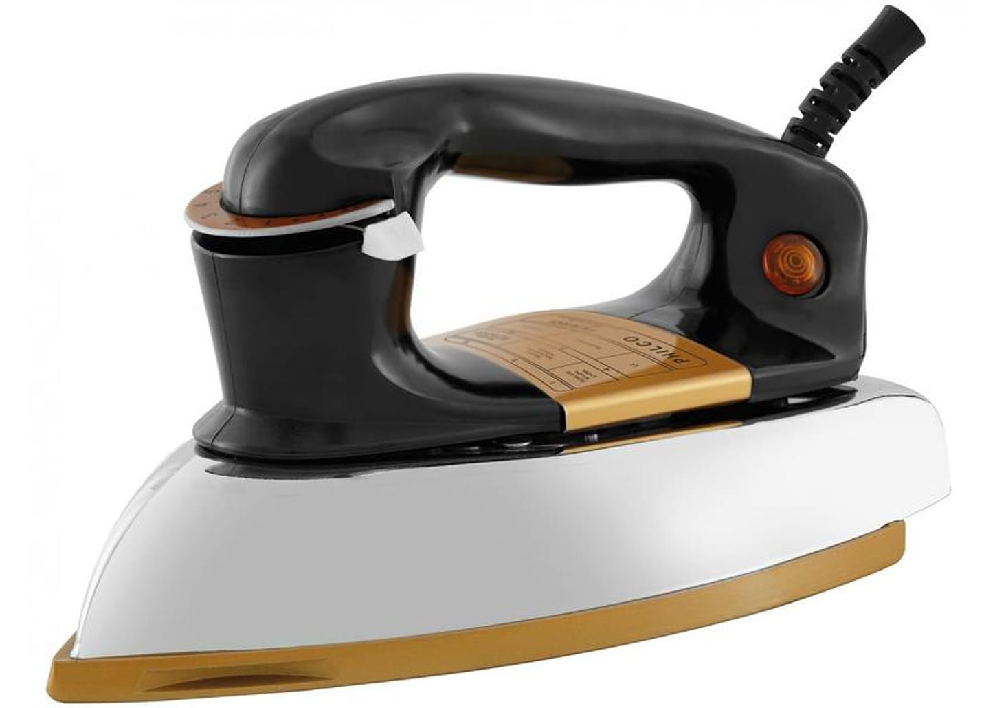 Ferro de Passar Roupa a Seco Philco Retrô PFE01P - Preto