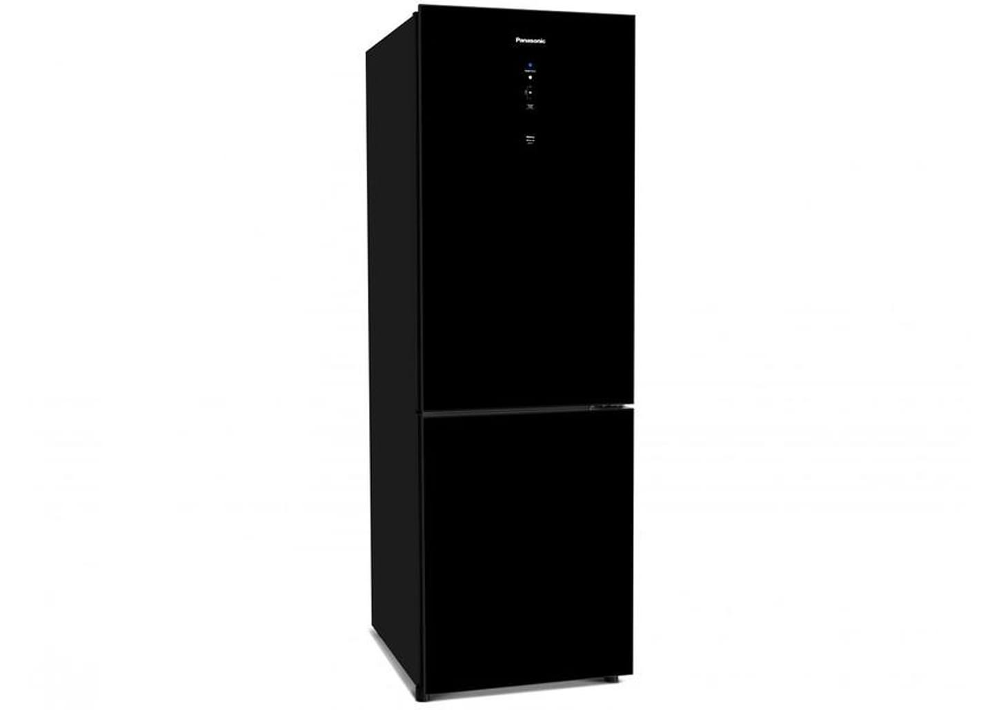 Geladeira/Refrigerador Panasonic Frost Free - Inverse Black Glass 397L NR-BB41GV1BB