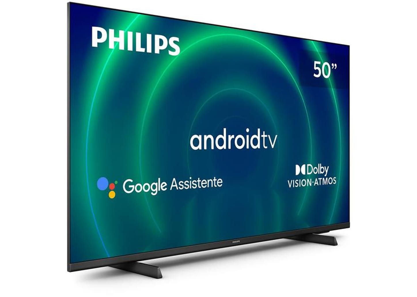 Smart TV 50” 4K UHD D-LED Philips 50PUG7406/78 - Android Wi-Fi Bluetooth Google Assistente