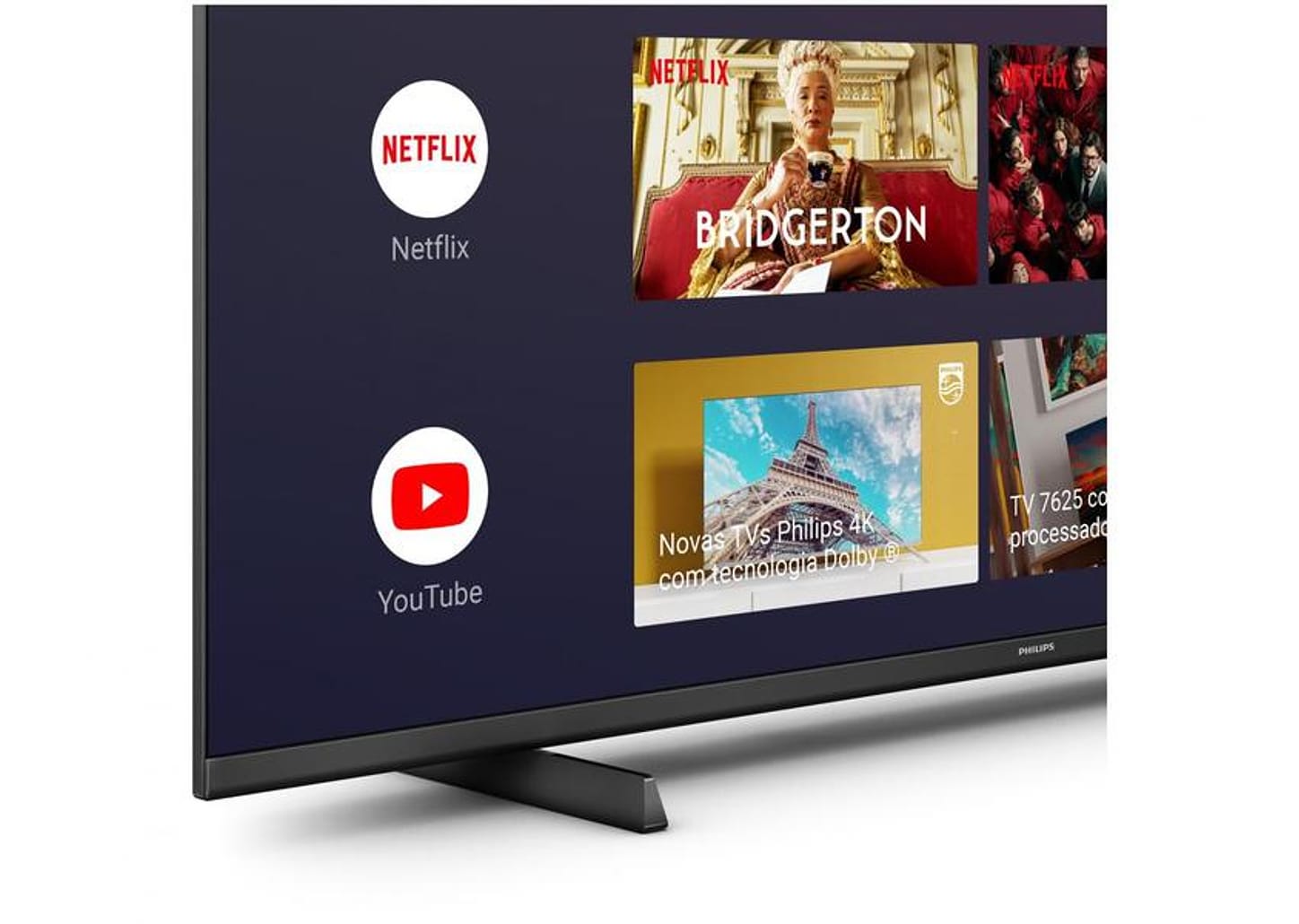 Smart TV 50” 4K UHD D-LED Philips 50PUG7406/78 - Android Wi-Fi Bluetooth Google Assistente