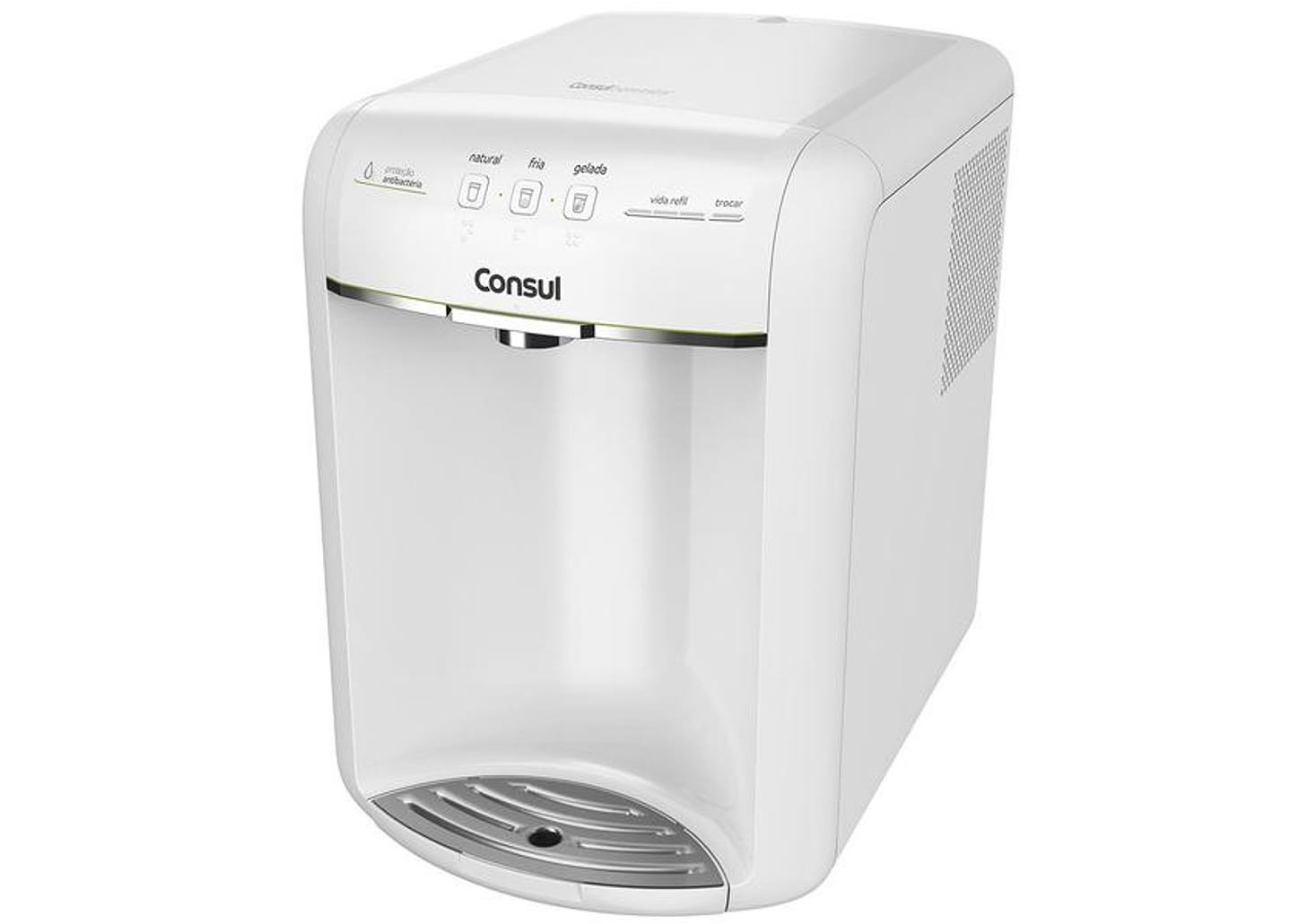 Purificador de Água Consul de Mesa Compressor - Branco CPB36AB Água Gelada e Natural