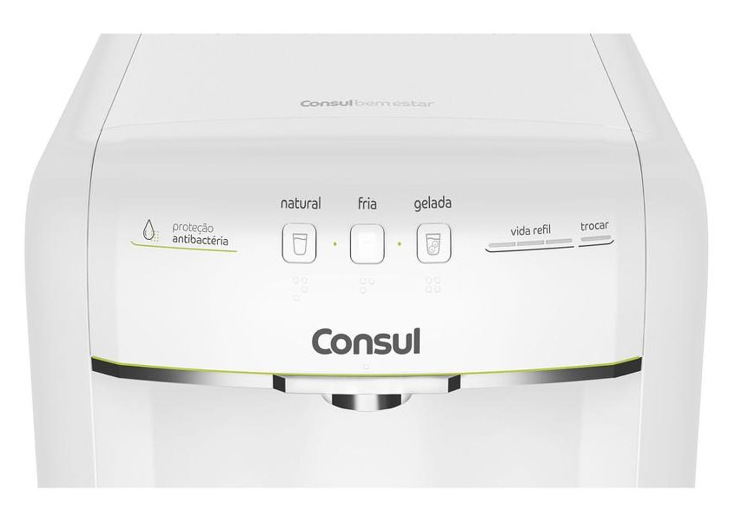 Purificador de Água Consul de Mesa Compressor - Branco CPB36AB Água Gelada e Natural
