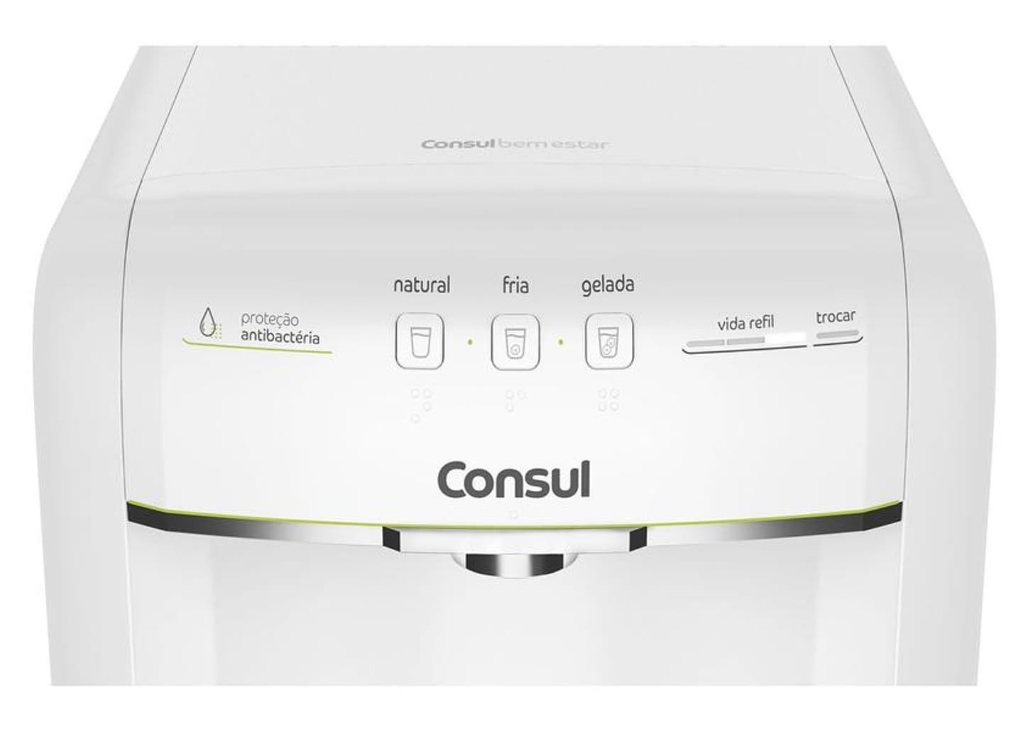 Purificador de Água Consul de Mesa Compressor - Branco CPB36AB Água Gelada e Natural