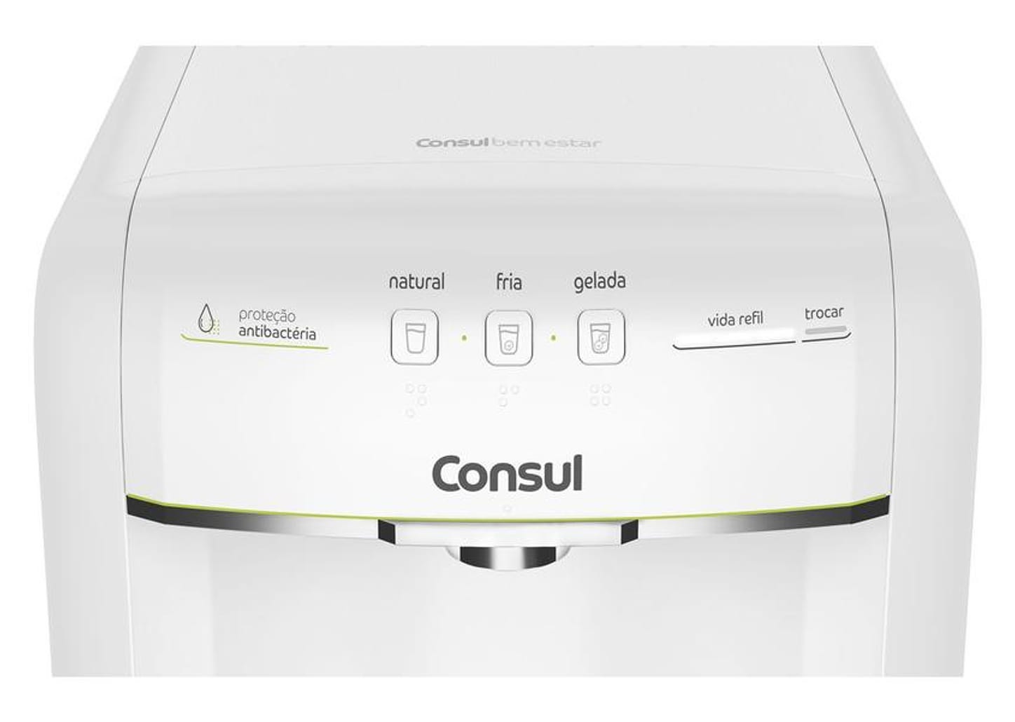Purificador de Água Consul de Mesa Compressor - Branco CPB36AB Água Gelada e Natural