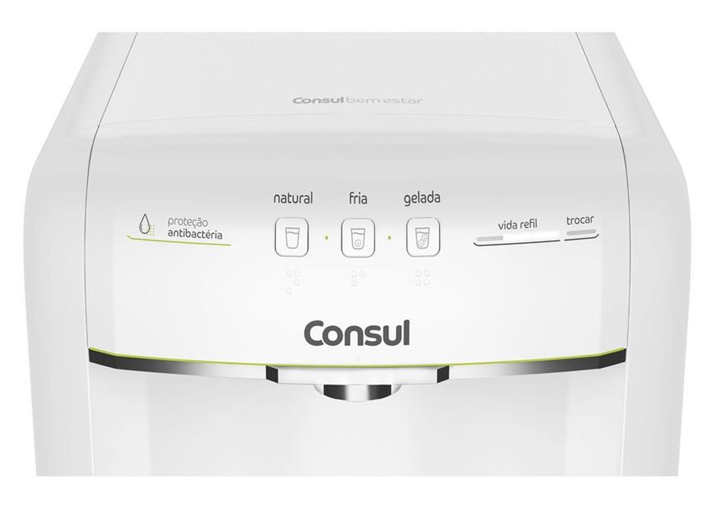Purificador de Água Consul de Mesa Compressor - Branco CPB36AB Água Gelada e Natural