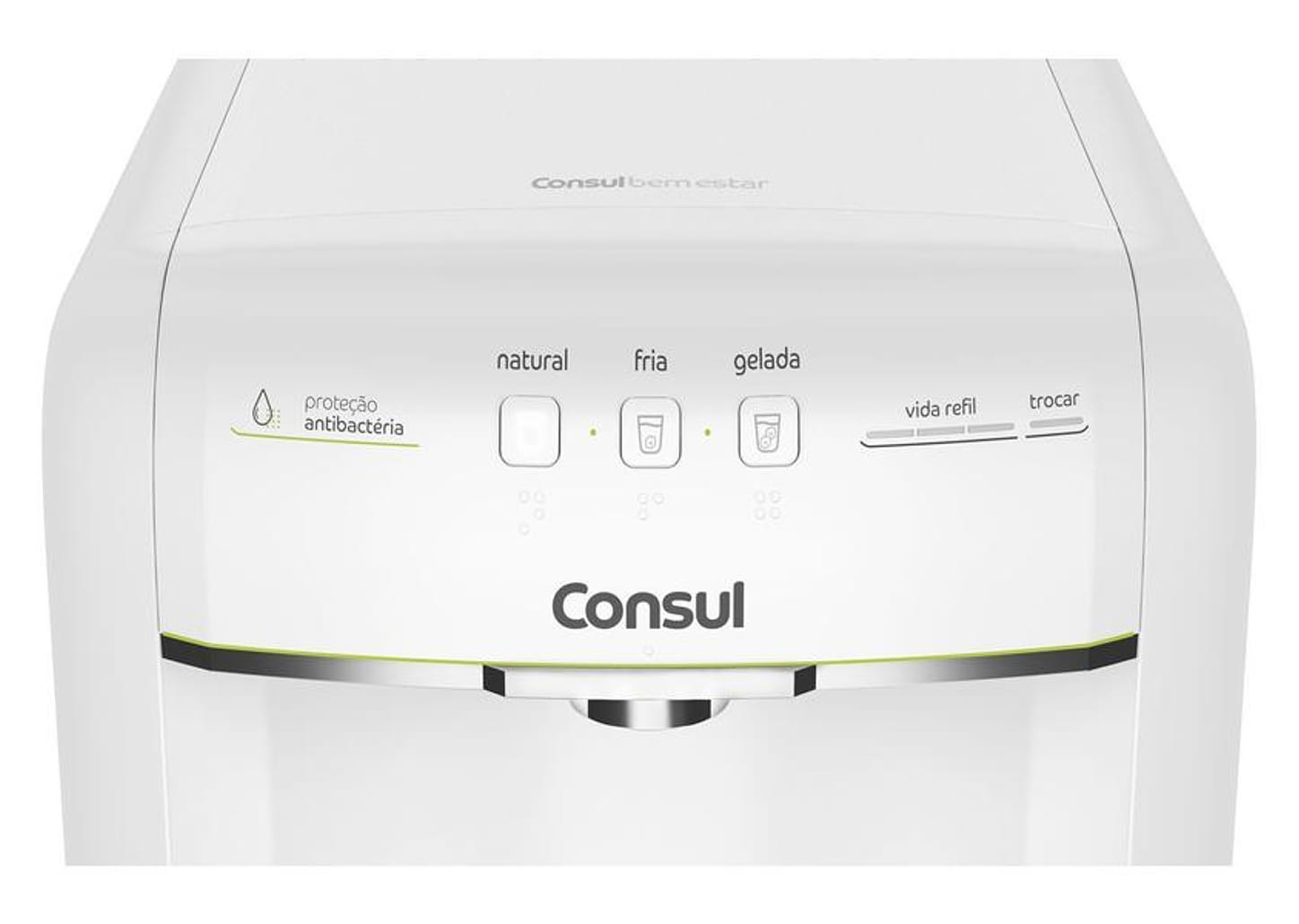 Purificador de Água Consul de Mesa Compressor - Branco CPB36AB Água Gelada e Natural