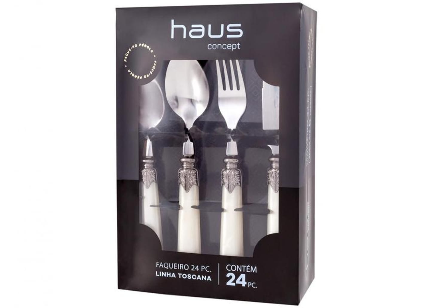 Faqueiro Inox 24 Peças Toscana