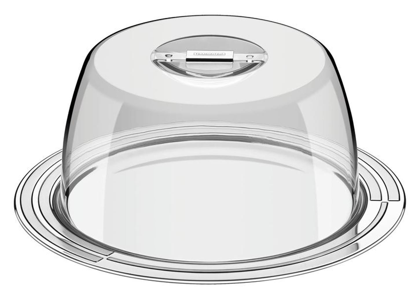 Porta Queijo Inox com Tampa Tramontina Ciclo
