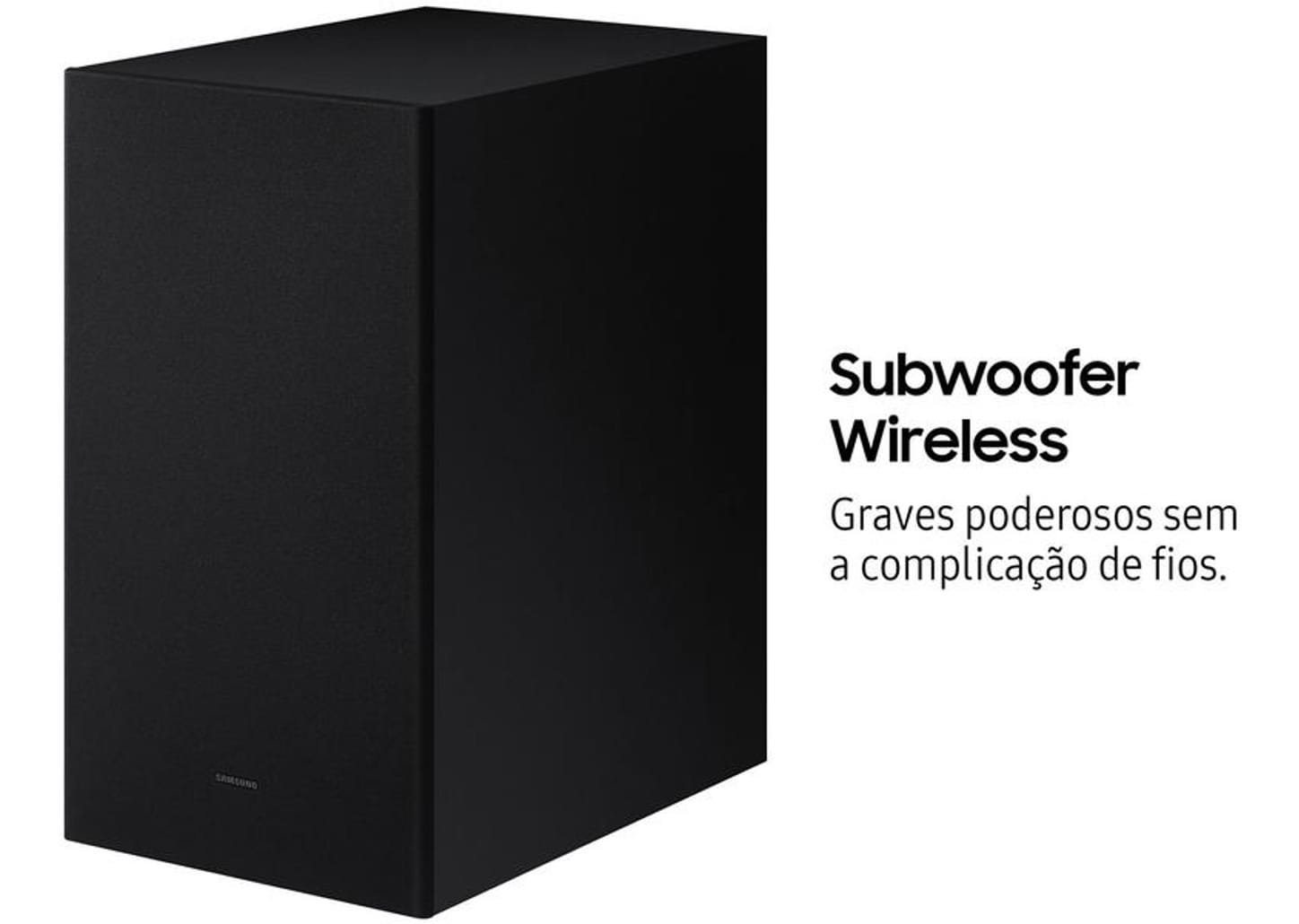 Soundbar Samsung HW-A555/ZD com Subwoofer - Bluetooth 410W 2.1 Canais