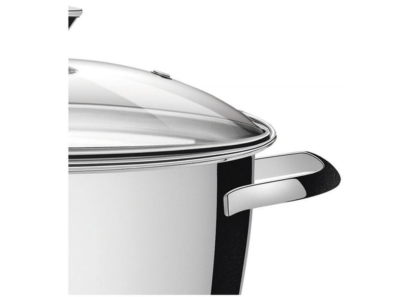 Caçarola Tramontina Inox Fundo Triplo com Tampa 2,2L 18cm Allegra