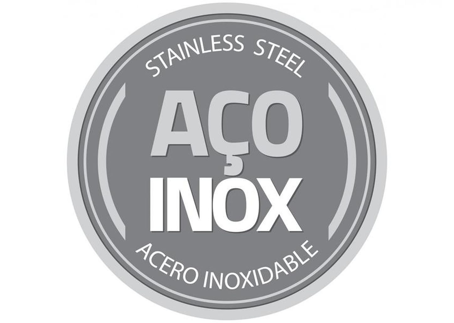 Caçarola Tramontina Inox Fundo Triplo com Tampa 2,2L 18cm Allegra